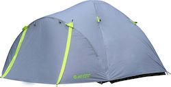 Hi-Tec Σκηνή Camping Ορειβασίας Γκρι Αδιάβροχη 3 Ατόμων