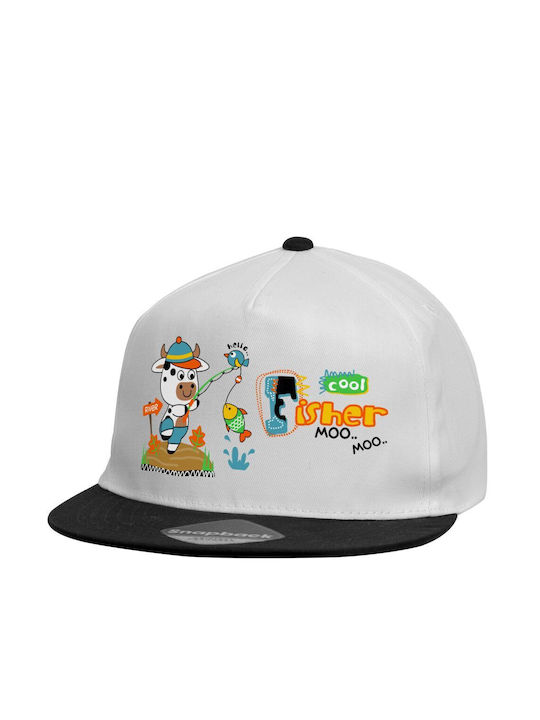 Koupakoupa Pălărie pentru Copii Tesatura Alb
