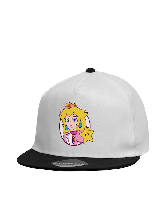 Koupakoupa Kids' Hat Fabric Princess Peach White