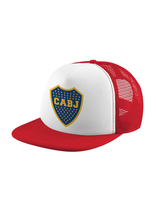 Koupakoupa Παιδικό Καπέλο Jockey Υφασμάτινο Club Atlético Boca Juniors Λευκό