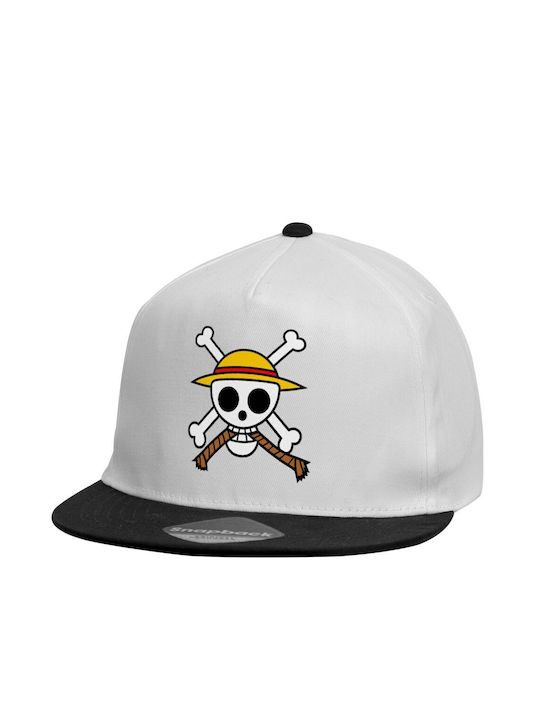 Koupakoupa Kinderhut Stoff Onepiece Skull Weiß