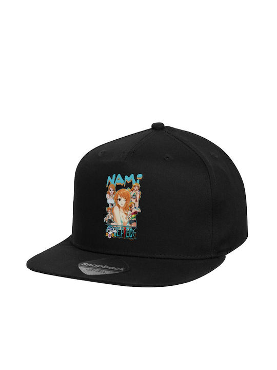 Koupakoupa Παιδικό Καπέλο Υφασμάτινο Nami One Piece Μαύρο