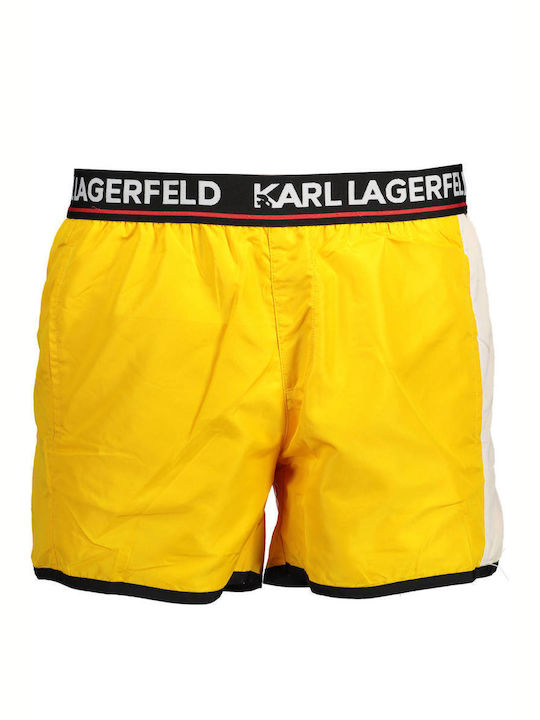 Karl Lagerfeld Herren Badebekleidung Shorts Yellow