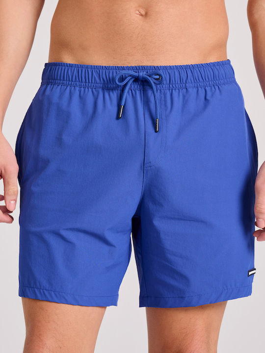 Funky Buddha Herren Badehose Blue Monochrom