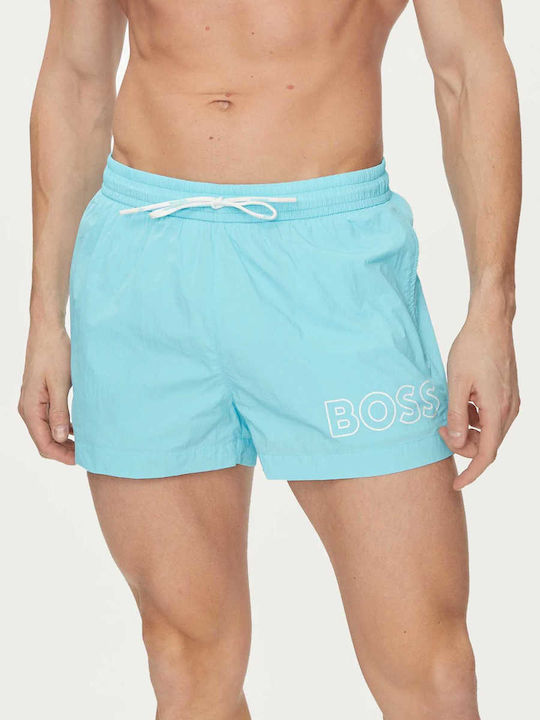 Hugo Boss Mooneye Herren Badebekleidung Shorts Turquoise