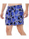 Duckin Duck Men's Swimwear Purple Shorts with Patterns