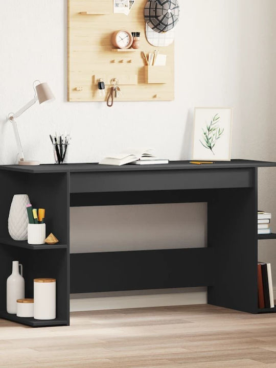 Desk Black 140x50x75cm