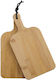 Day & Night Rectangular Bamboo Chopping Board Set Beige 28x14cm 2pcs