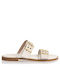 Sante Leather Women's Sandals White