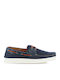 Men's Leather Moccasins Blue