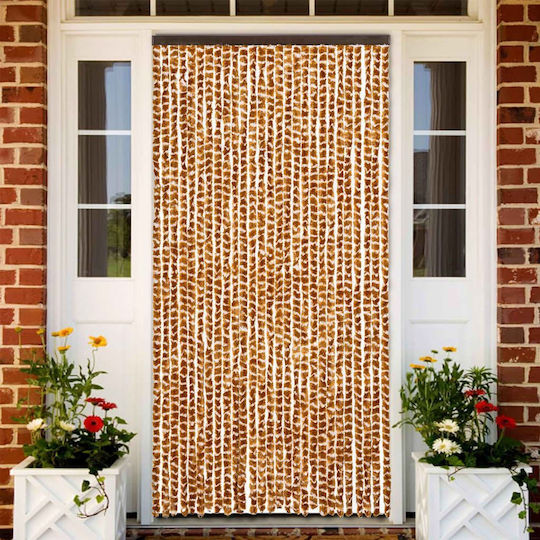 vidaXL Türvorhang Gelb 118x220cm 4004891
