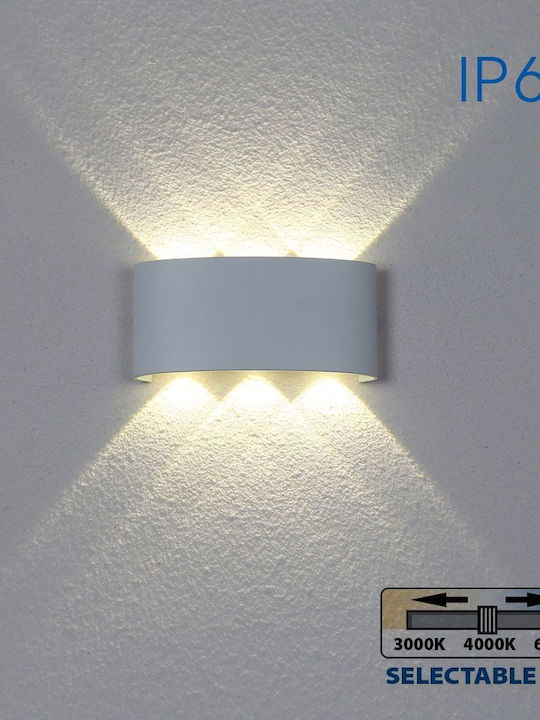 Vivalux Aruba Waterproof Wall-Mounted Outdoor LED Light 6W 17x8x4cm Vivalux Aruba Waterproof Wall-Mounted Outdoor LED Light 6W 17x8x4cm