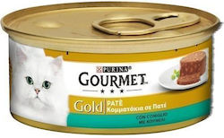 Gourmet Nasses Katzenfutter für Katze mit Kaninchen 85gr