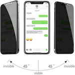 Privacy Full Face Tempered Glass Μαύρο (iPhone 11)