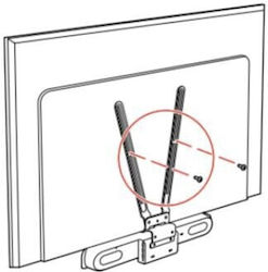 Poly 875L9AA Wall Mounted TV Base