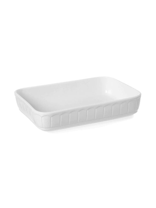 Hendi Porcelain Rectangular Individual Heat-Resistant Cookware 37.5x26cm