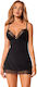 Boss Of Toys Sexy Babydoll Ασημί