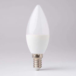 Eco Light Bec LED 10W pentru Dulie E14 Alb cald