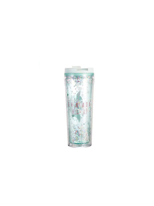 Tpster Glass Water made of Plastic in Gray Color 385ml