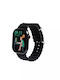 X8 PRO+ Aluminium Smartwatch with Heart Rate Monitor (Black)