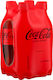 Coca-Cola Zero Cola mit Kohlensäure Ohne Zuckerzusatz in Flasche 0382 24x500ml