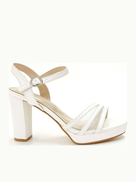 Ustyle Sandals from Patent Leather White