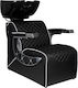 Gabbiano Ηairdresser Chair with Adjustable Height Black