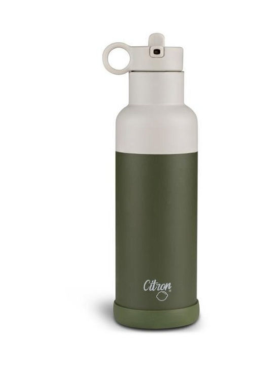 Citron Wasserflasche Rostfreier Stahl 500ml Grün