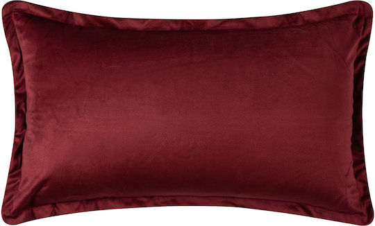 Silk Fashion Μαξιλαροθήκη Α804 Μπορντώ 35x60εκ.
