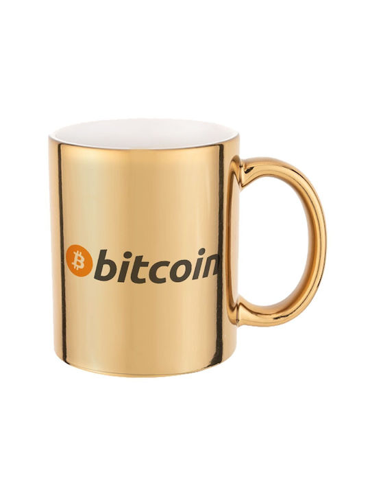 Koupakoupa Bitcoin Crypto Mug Gold 330ml