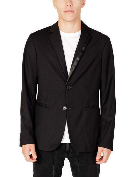 Armani Exchange Men's Winter Suit Jacket Black