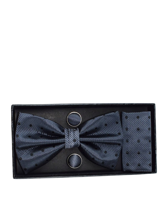 Mezzo Uomo Set Fliege Gray