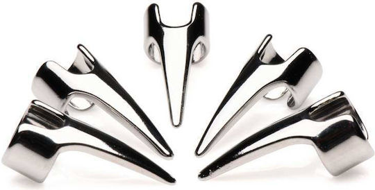 Master Series Rings BDSM Kit σε Ασημί Χρώμα 5τμχ