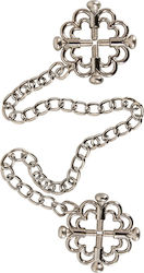You2Toys Nipple Jewellery Metal Chain Nipple Clamps in Gray Color