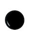 Luminarc Diwali Plate Desert Glass Black with Diameter 19cm