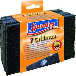 Spontex Σπογγοπετσέτες Γενικής Χρήσης Μαύρες 15x10εκ. 7τμχ
