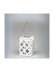 Wooden Lantern White