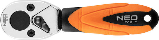 Neo Tools Chei cu clichet 48 Dinti cu Patrat 1/4" Lungime 10.5cm.