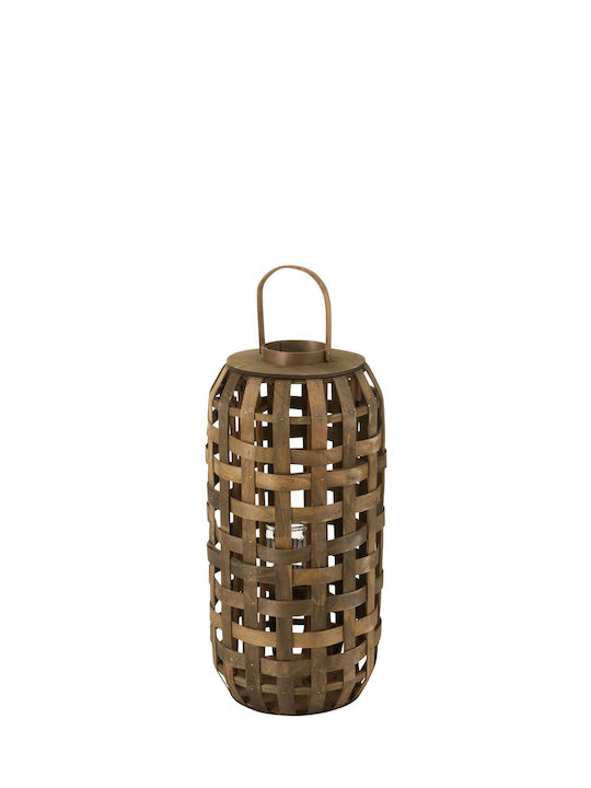 Jolipa Wooden Lantern Brown