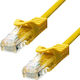 ProXtend U/UTP Cat.5e (Gigabit) Καλώδιο Δικτύου Ethernet 10m Κίτρινο