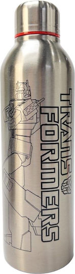 Blue Sky Sticlă pentru copii Transformers Oțel Inoxidabil Argintiu 700ml