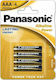 Panasonic Power Αλκαλικές Μπαταρίες AAA 1.5V 4τμχ