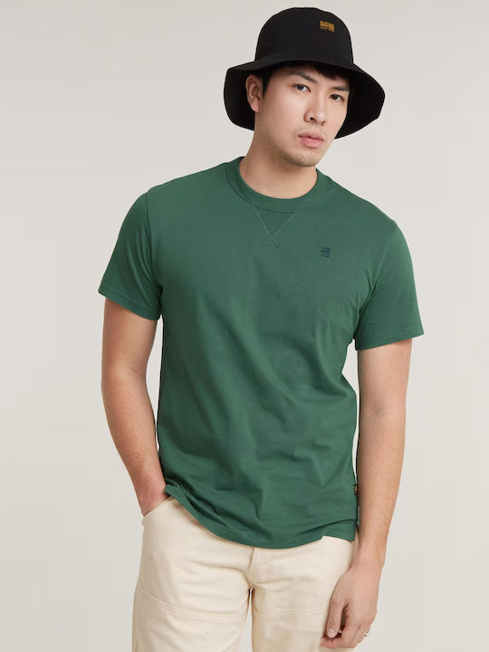 G-Star Raw T-shirt Bărbătesc cu Mânecă Scurtă Blue Spruce