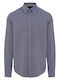 Long-sleeved Shirt Bianco Blu