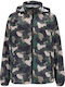 Edition Μπουφάν Αδιάβροχο Πράσινο Camo