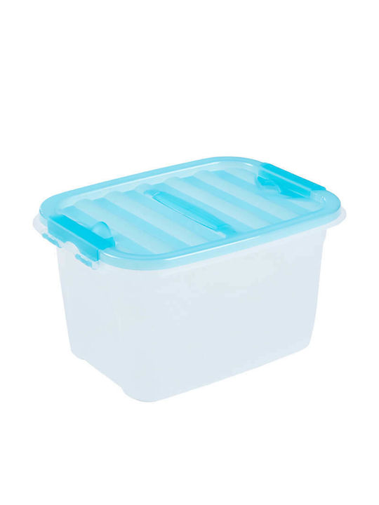 Homeplast Pin Plastic Storage Box with Lid Ligh...