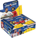 Uefa Champions League Super Stars 2023/24 Trading Cards Booster Display 24 *Versiunea în limba engleză*