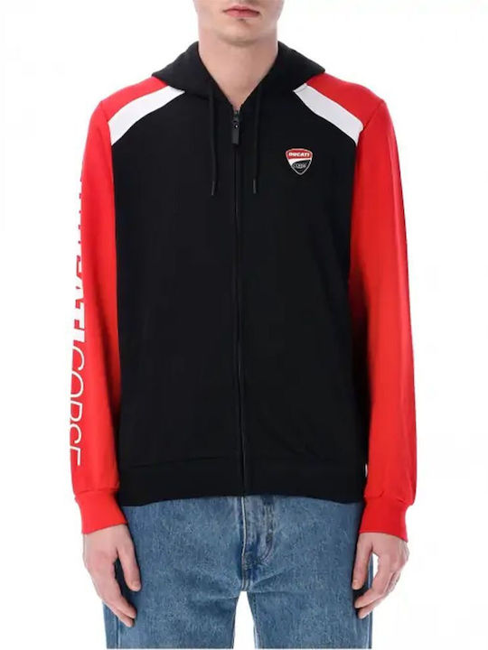 Ducati Men's Sweatshirt Jacket Black