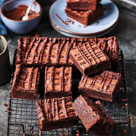 Fun Cakes Mischung für Brownie Fudge-Mischung mit Geschmack Haselnuss 500gr