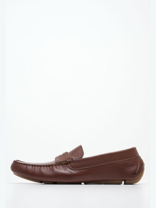 Boss Shoes Δερμάτινα Ανδρικά Loafers Cognac Enno